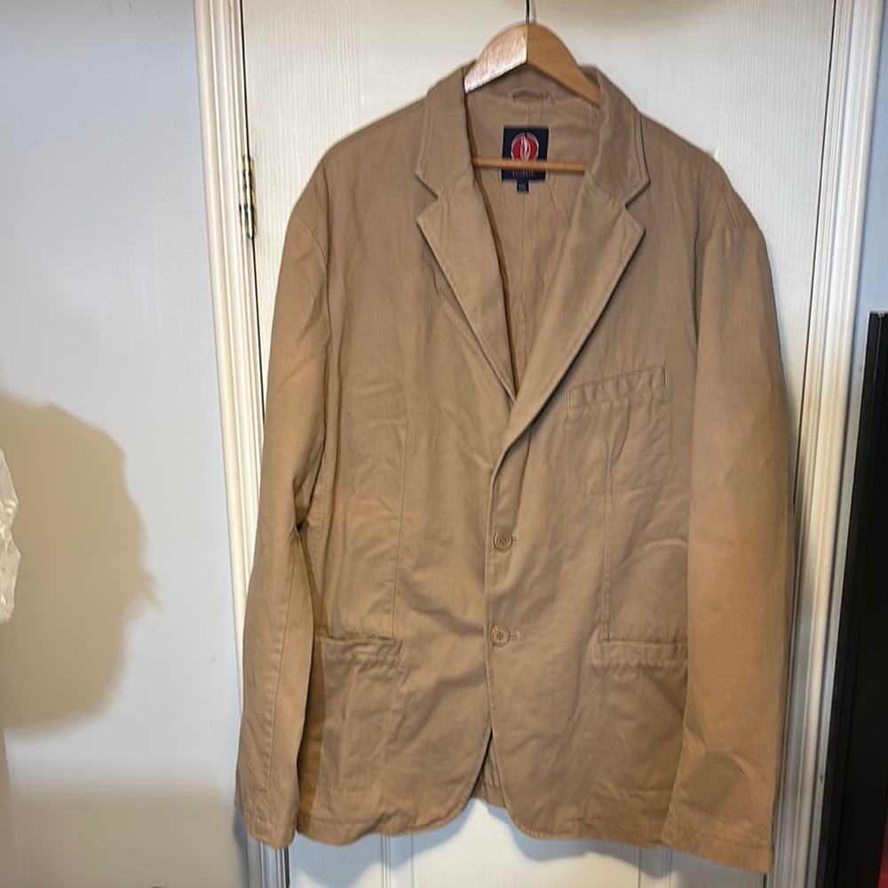 Men’s Catamaran Tan Blazer XXL